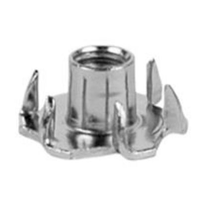 Picture of 10-32X7/16-6 Prong Tnuts 23/32 Flange Diameter / Plain