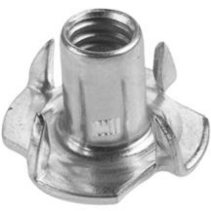 Picture of 1/4-20X7/16 / 4 Prong Tnuts Crimp Locked / Plain