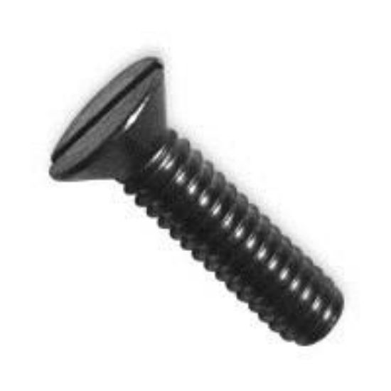 Picture of 5/8 - 11 X 5 Slotted Flat Countersunk Head Cap Screws (Inch) Low Carbon P