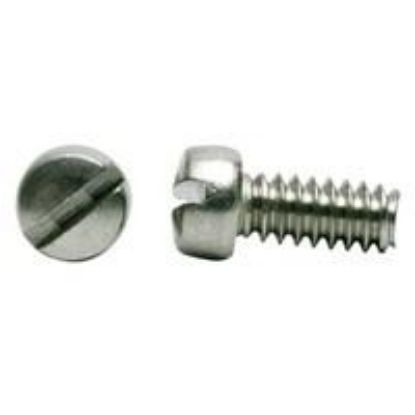 Picture of 1/4 - 20 X 1 1/2 Machine Screw Fillister Head Slotted Zinc Cr+3