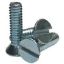Picture of 1/2 - 13 X 3 Machine Screw Flat Head Slotted Zinc Cr+3
