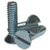 Picture of 1/4 - 20 X 1/2 Machine Screw Flat Head Slotted Zinc Cr+3