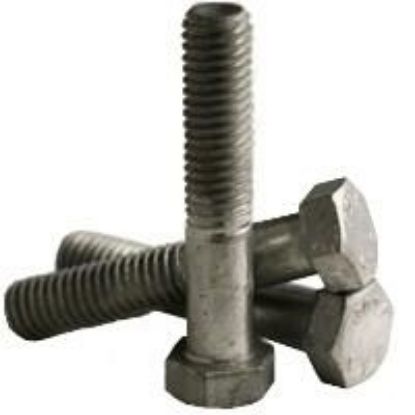 Picture of 1 - 8 X 9 1/2 A307 Grade A Low Carbon Hex Bolts (Inch) Plain