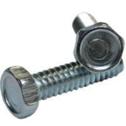 Picture of 1/4 - 20 X 1 1/2 Machine Screw Indented Head Hex Zinc Cr+3
