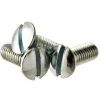 Picture of 8 - 32 X 1/2 Machine Screw Oval Head Slotted Zinc Cr+3