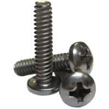 Picture of 1/4 - 20 X 2 Stainless Steel 18-8 (Inch) Philips Pan Head Machine Screw
