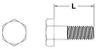 Picture of 7/8-9 X 8 A325 Type 1 Structural Bolts (Inch) Plain (Usa)