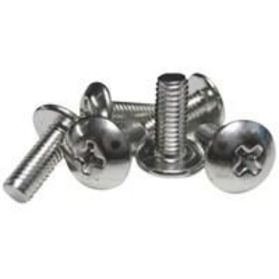Picture of 10 - 32 X 3/8" Machine Screw Truss Head Phillips Zinc Cr+3
