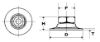 Picture of Belleville Washer Nut 1/4-20 x 10/16 Plain