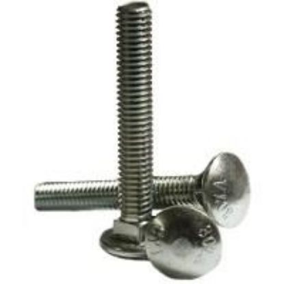Picture of 1/2" - 13 X 10" 6" A307 Grade A Low Carbon Carriage Bolts (Inch) Plain