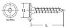 Picture of Connector Screw (KD) CW 5 x 29mm w/ Special Thread Zinc