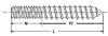 Picture of Hanger Bolt 10-24X2 1/2  Fully Threaded