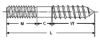 Picture of Hanger Bolt 3/8-16X3