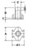 Picture of Tnut Hopper Feed 1/4-20X9/16 Hp Counterbore Plain