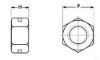 Picture of 1/4 - 28 Hex Locknut Reversible Zinc CR+3