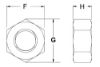 Picture of 7/8 - 9 Gr.5 Hex Nut Plain