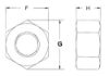 Picture of 7/8 - 9 A563-C Heavy Hex Nut Plain