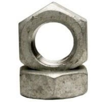 Picture of 1 1/2 - 6 Finished Hex Jam Nut Plain