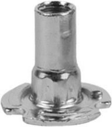 Picture of Round Base Pallet Nut 3/8-16X1 HD Locking Flange Plain