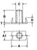 Picture of Slab Base 1/4-20X9/16 P2 Plain