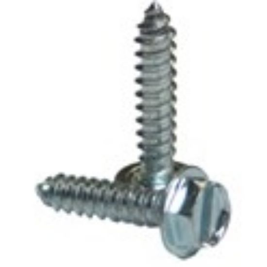 Picture of #10 - 12 X 2 1/2 Indent Hex Washer Head Type AB Sheet Metal Screws