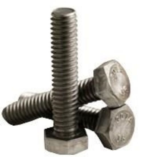Picture of 1/2" - 13 X 6" A307 Grade A Low Carbon Hex Tap Bolts (Inch) Plain