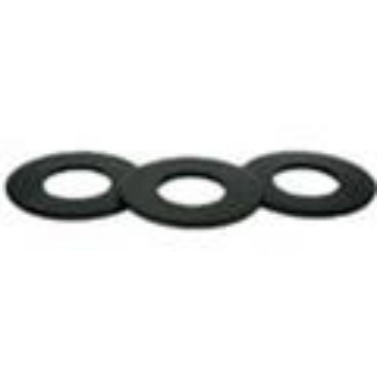 Picture of 1/4" USS Flat Washers Thru Hardened (Inch) Zinc/Yellow (USA)