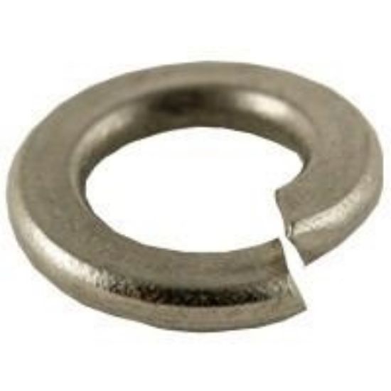 Picture of 8 #8 Split Lock Washers Stainless Steel 18-8 (Inch)