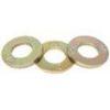 Picture of 1 1/4" L9 Tension Flat Washers Zinc & Yellow Cr+3 SAE Patter